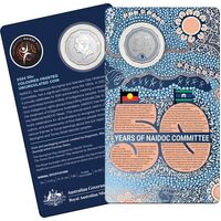 2024 50 Years of NAIDOC Committee Coloured Frosted Uncirculated 50c 