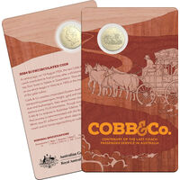 2024 Centenary of the Last Passenger Service in Australia $1 Cobb and Co Uncirculated coin