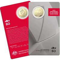 2023 50th Anniversary of The Sydney Opera House 50c uncirculated coin